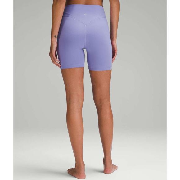 (10) $74 Lululemon Align Curve Seam High-Rise Short 6"‎ Dark Lavender - Picture 2 of 4